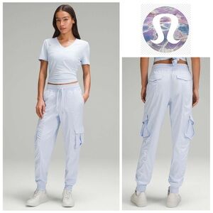 Lululemon Dance Studio Relaxed-Fit Mid-Rise Cargo Jogger in Windmill (Baby Blue)